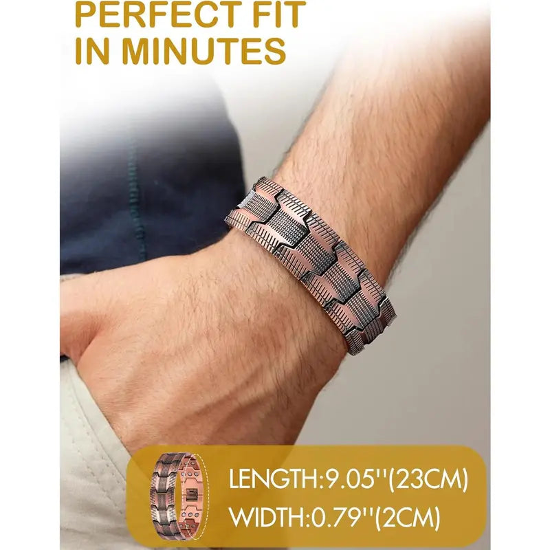 Copper magnetic bracelet——Relieve fatigue and promote blood circulation
